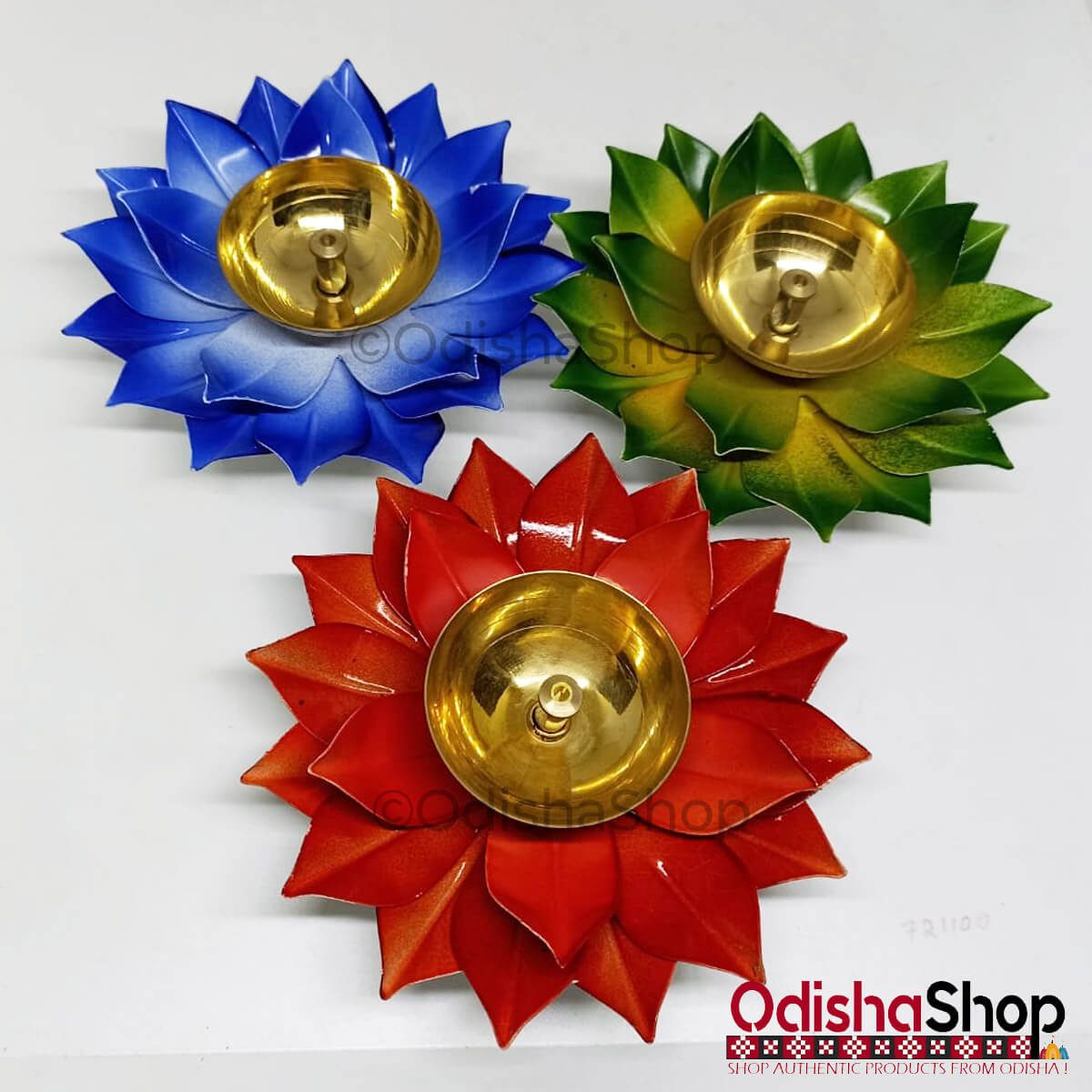 You are currently viewing Brass Lotus Design Diya